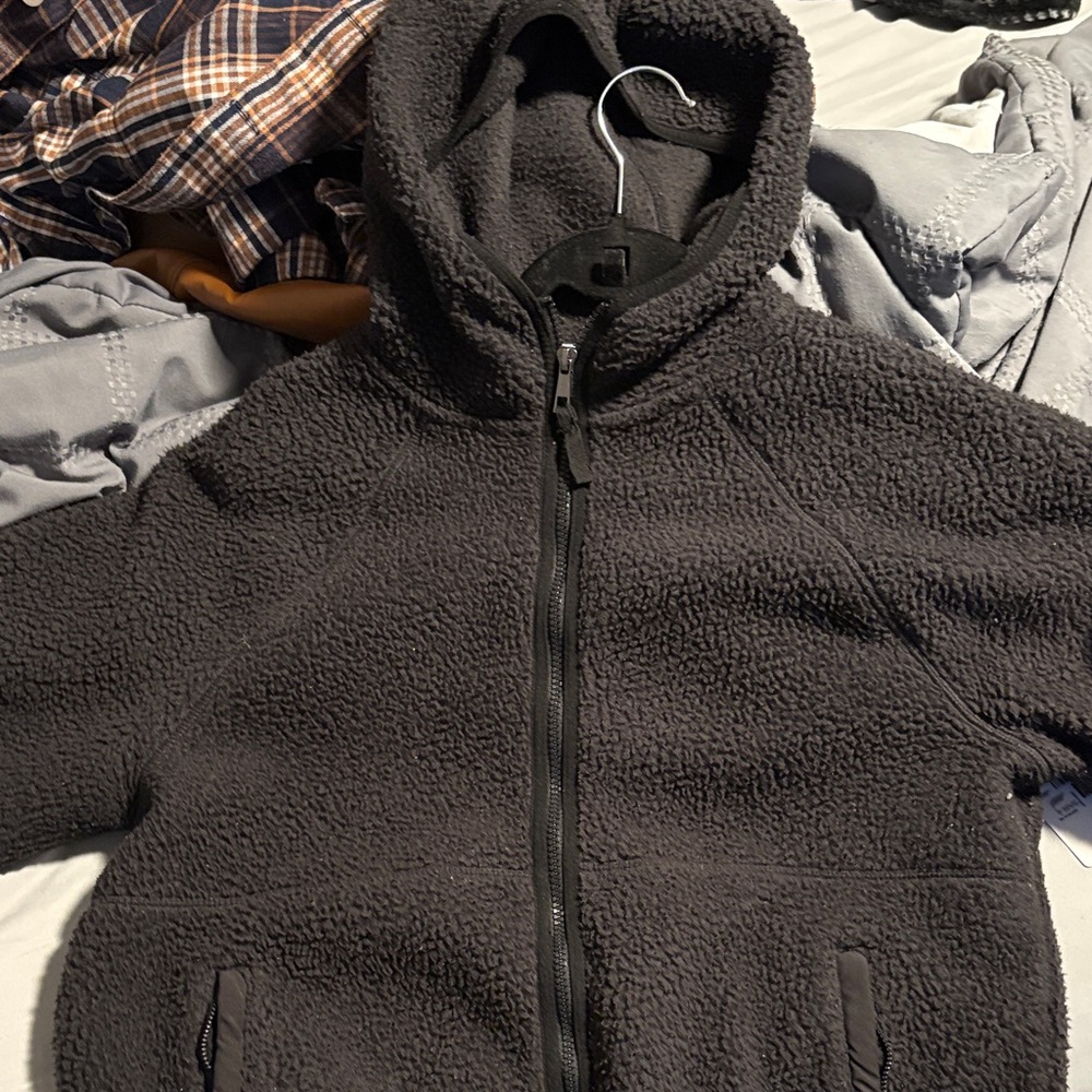 Cozy Black Fleece Jacket